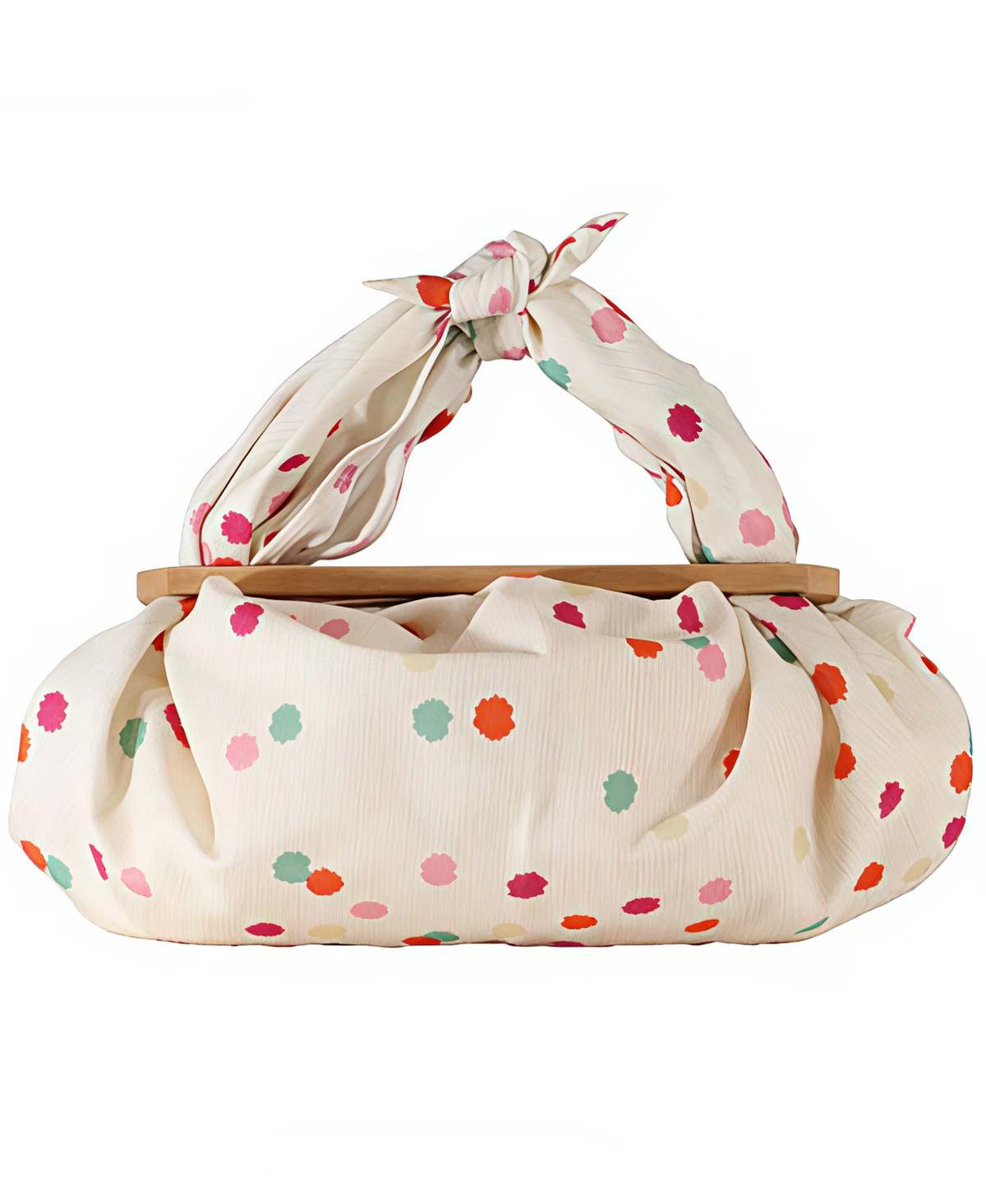 Furoshiki-Tasche DIY Patchin, magnetischen Holzgriffen aus Eiche, Furoshiki Tuch