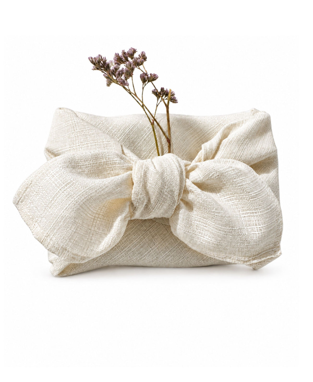Furoshiki nachhaltige Geschenkverpackung - Ecru S
