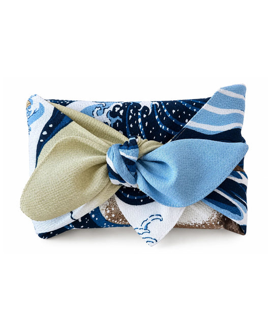 Furoshiki mit dem Muster der großen Welle Japans