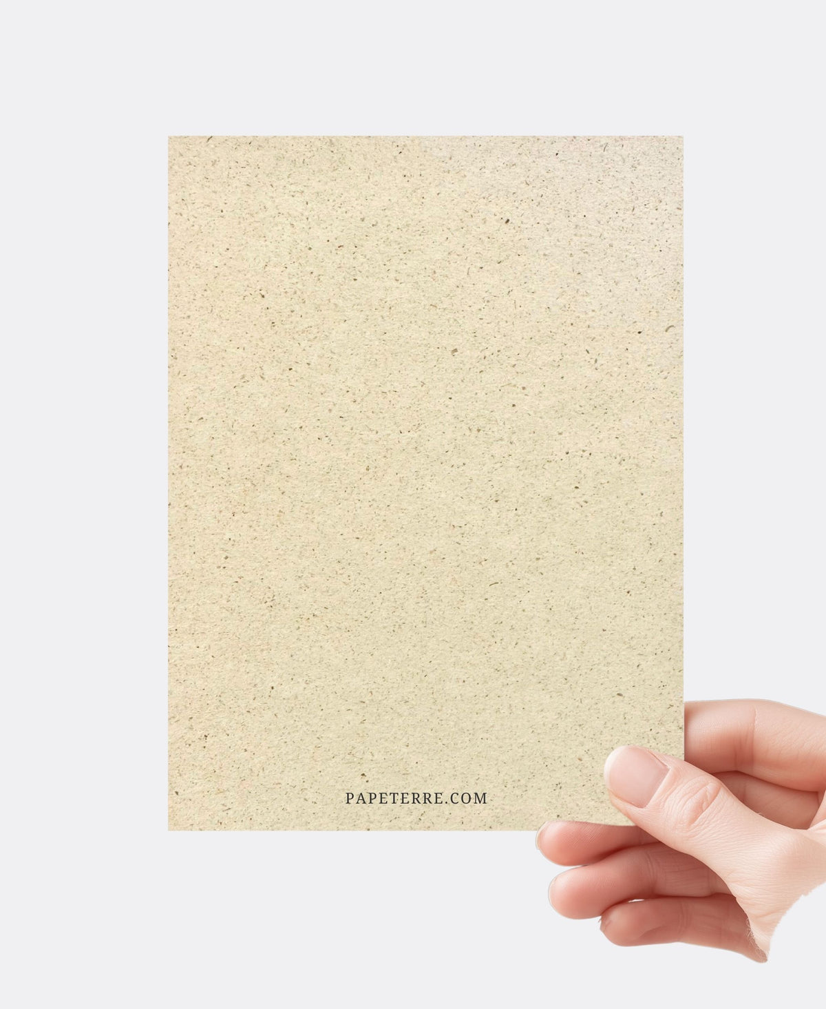 Personalisierte Hochzeitskarte – A6 Postkarte aus Graspapier | minimalistisch & nachhaltig
