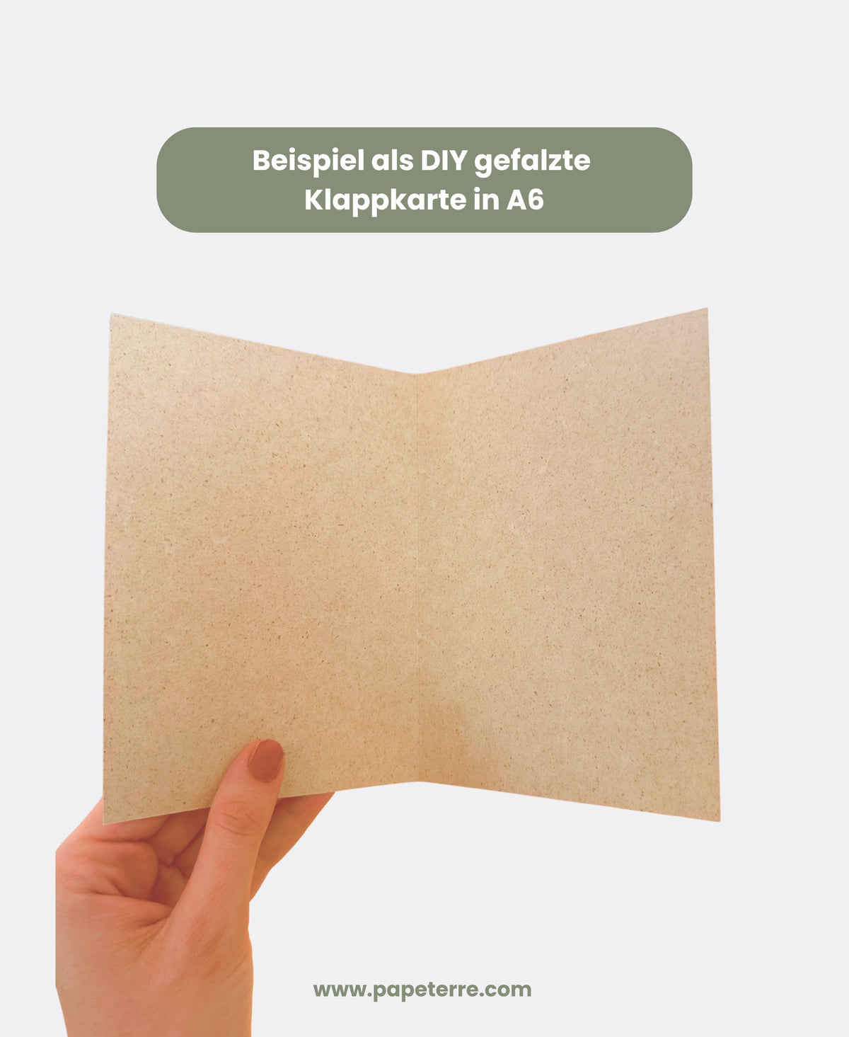 Blanko Karten A5 DIY, A6 Klappkarte