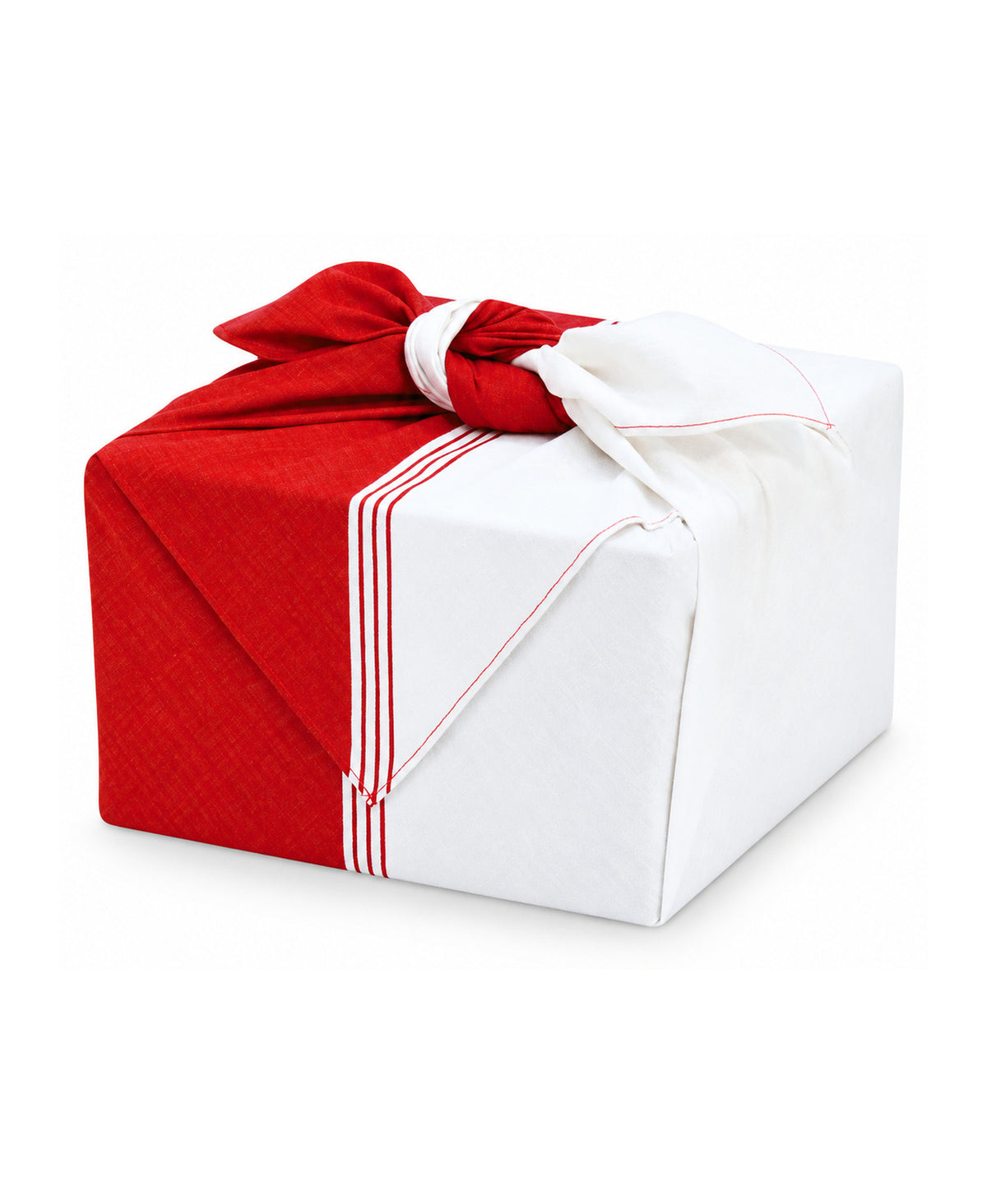 Furoshiki Geschenkverpackung Rot und Weiß
